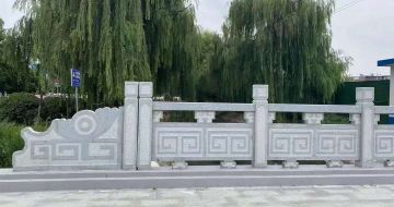 南昌 芝麻灰桥栏杆、河道栏杆安装效果
