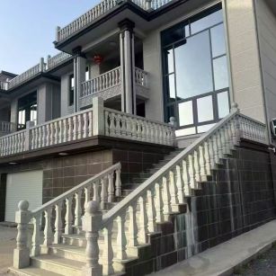 南昌 芝麻白别墅阳台栏杆，楼梯栏杆