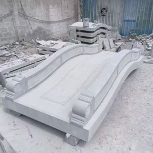 南昌 芝麻灰花岗岩园林景观 小石桥