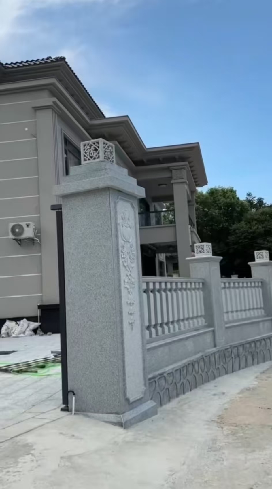 南昌 芝麻白别墅围墙栏杆，私人订制