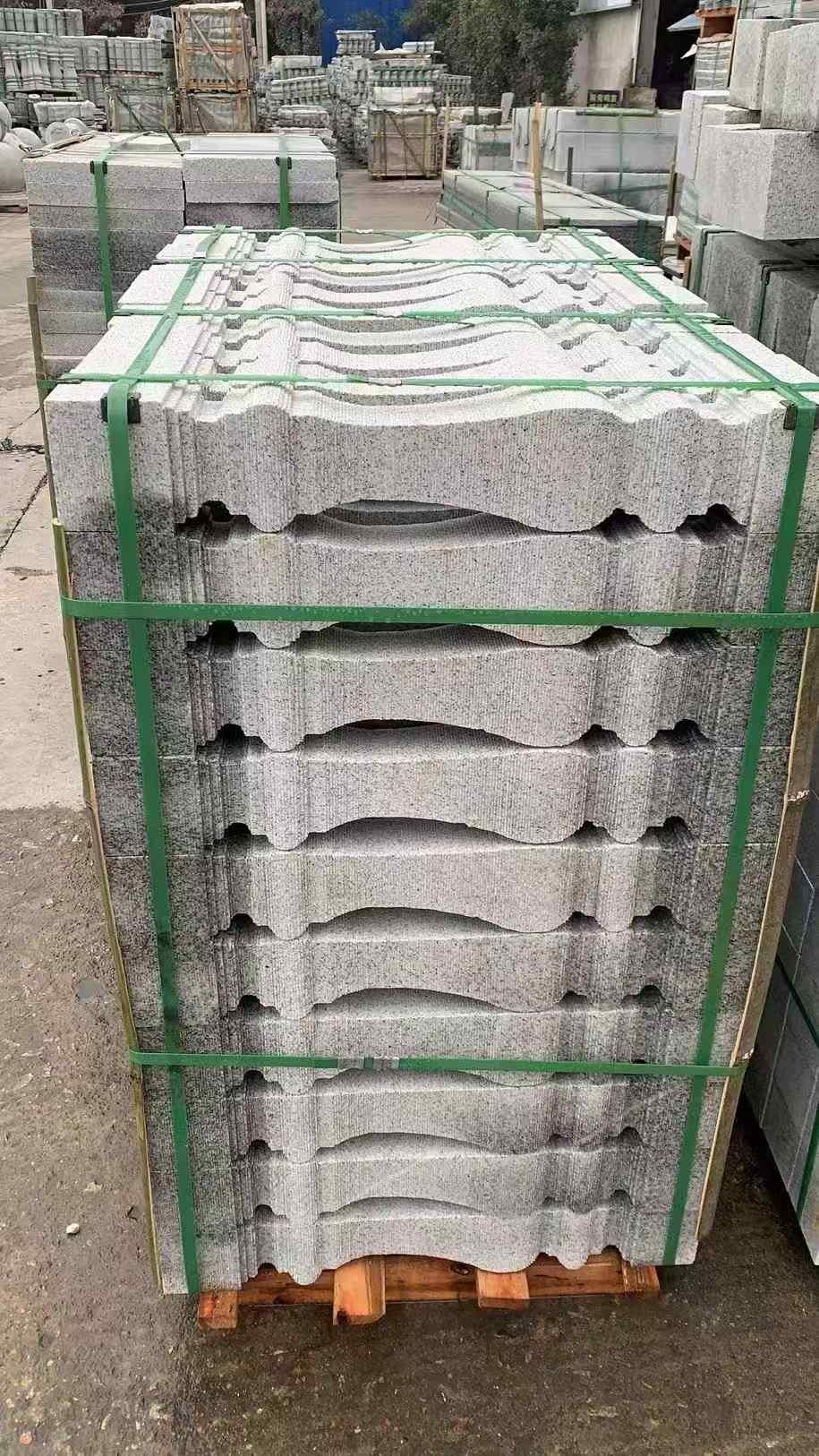 南昌 芝麻白方形拉丝面，栏杆花瓶柱