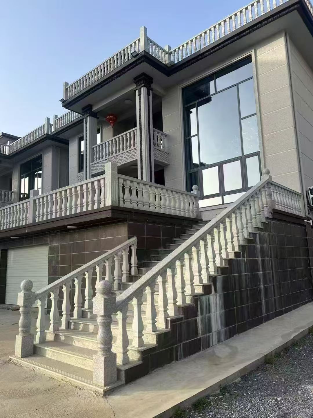 南昌 芝麻白别墅阳台栏杆，楼梯栏杆