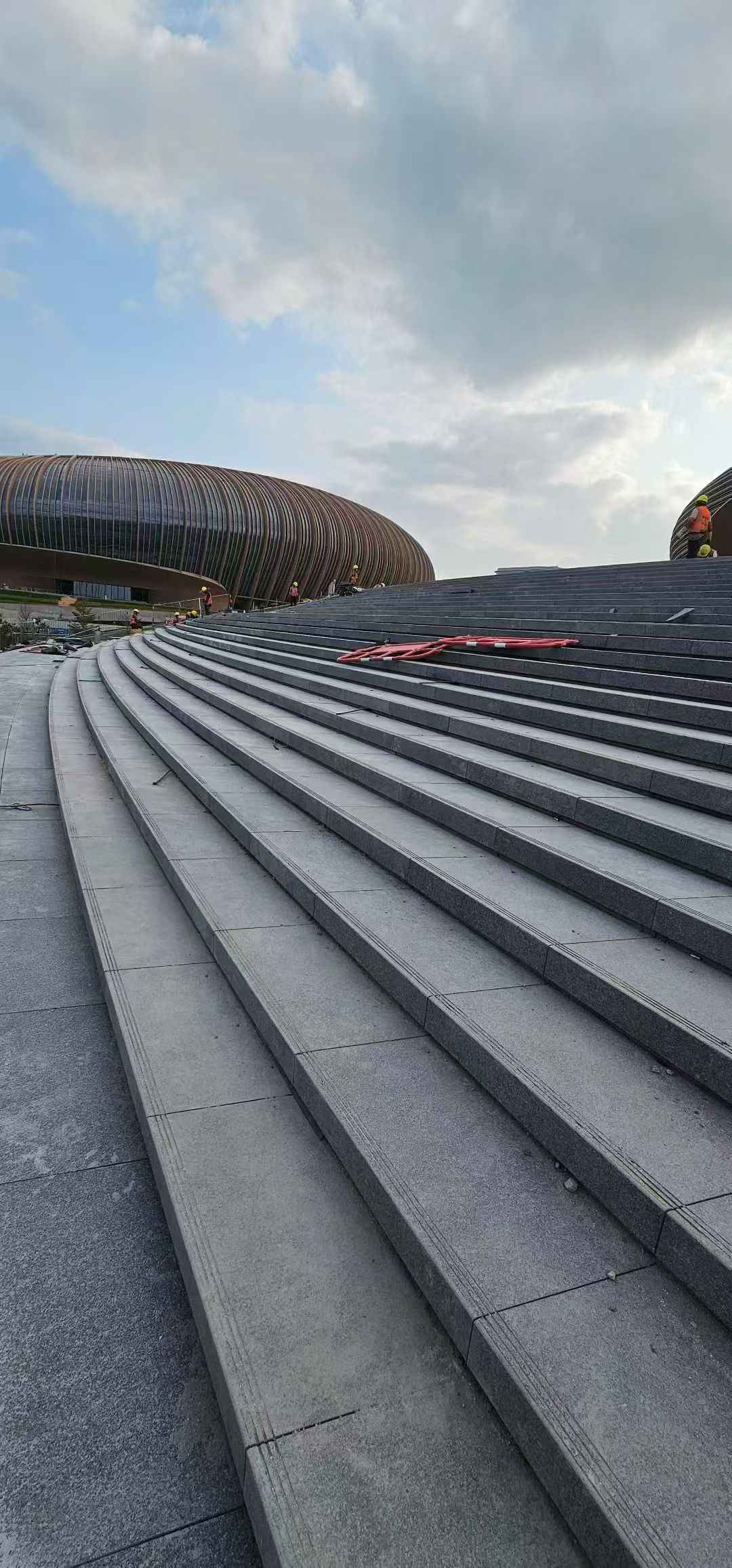 南昌 弧形整石台阶铺装效果图