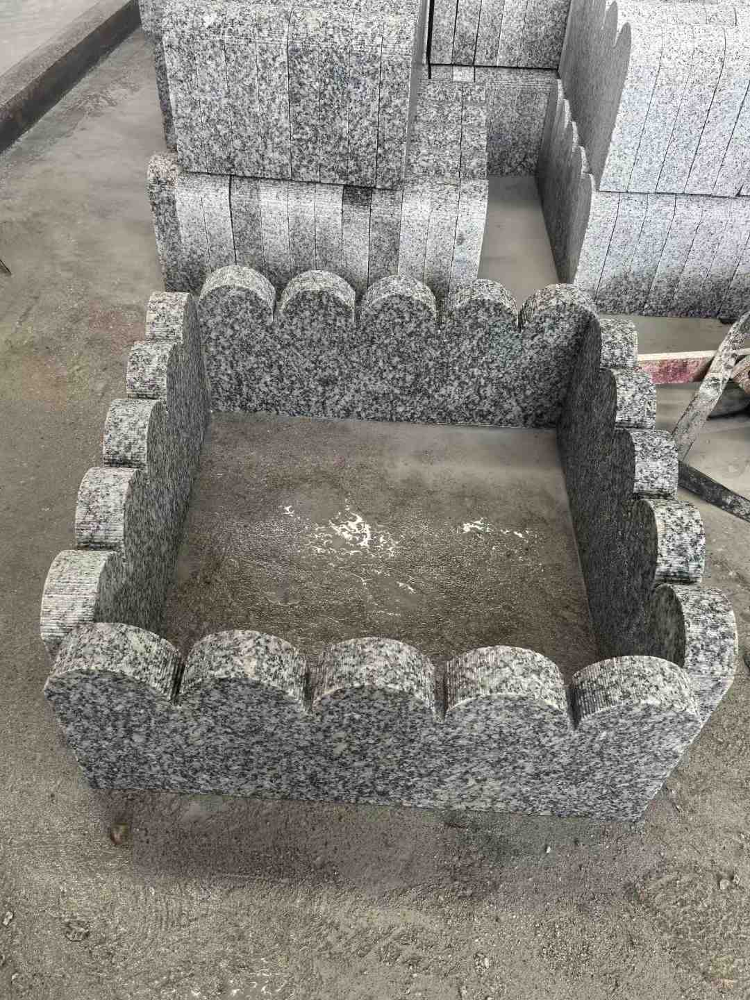 南昌 花边石、花坛围栏石、花池界石、菜园栅栏石、镶边石、波浪状界石介绍