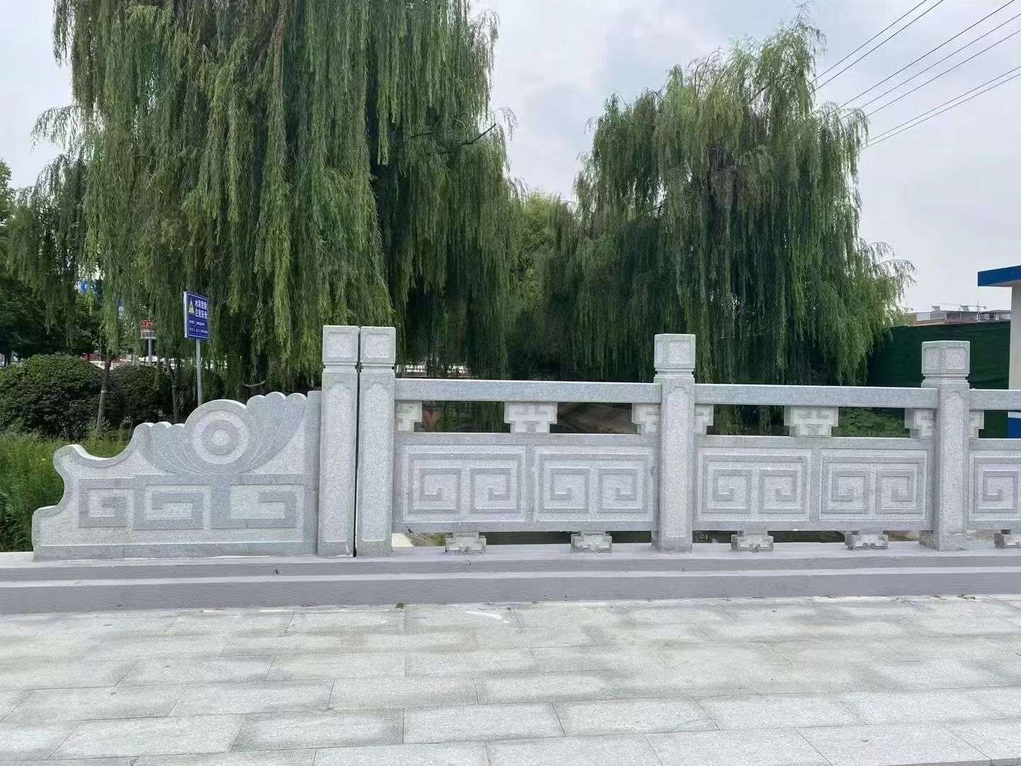 南昌 芝麻灰桥栏杆、河道栏杆安装效果