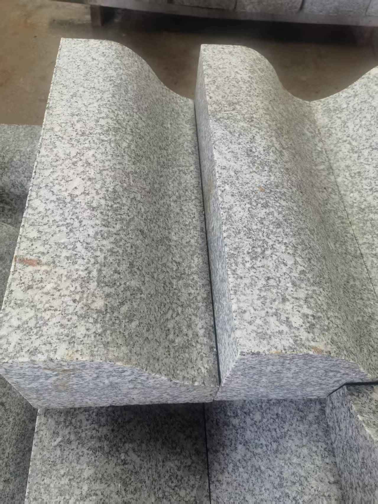 南昌芙蓉白S型拉丝面路沿石